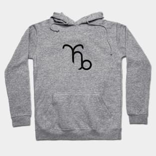 Aries and Capricorn Double Zodiac Horoscope Signs Hoodie